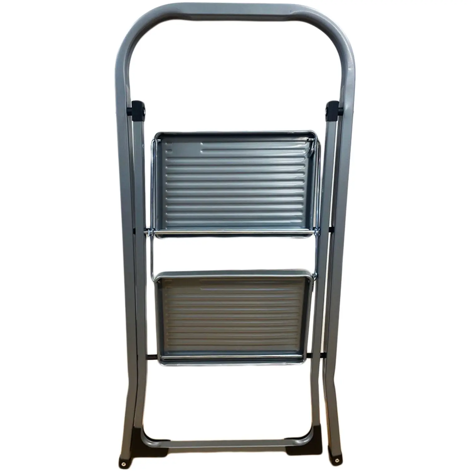 Fortress 2 Tread Step Stool Silver