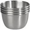Tala Pkt4 Anodised Pudding Moulds