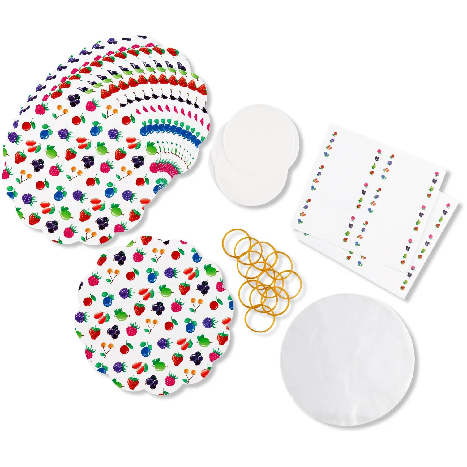 Tala Fruit Jam Pot Cover Set