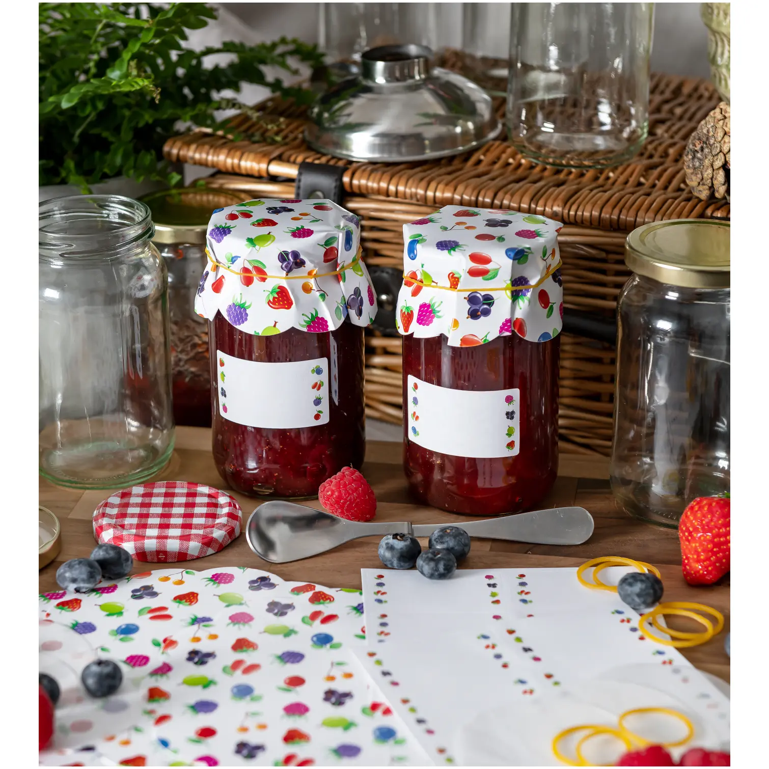 Tala Fruit Jam Pot Cover Set