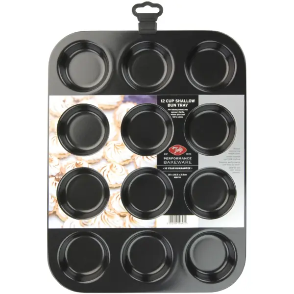 Tala 12 Cup Shallow Bun Tin