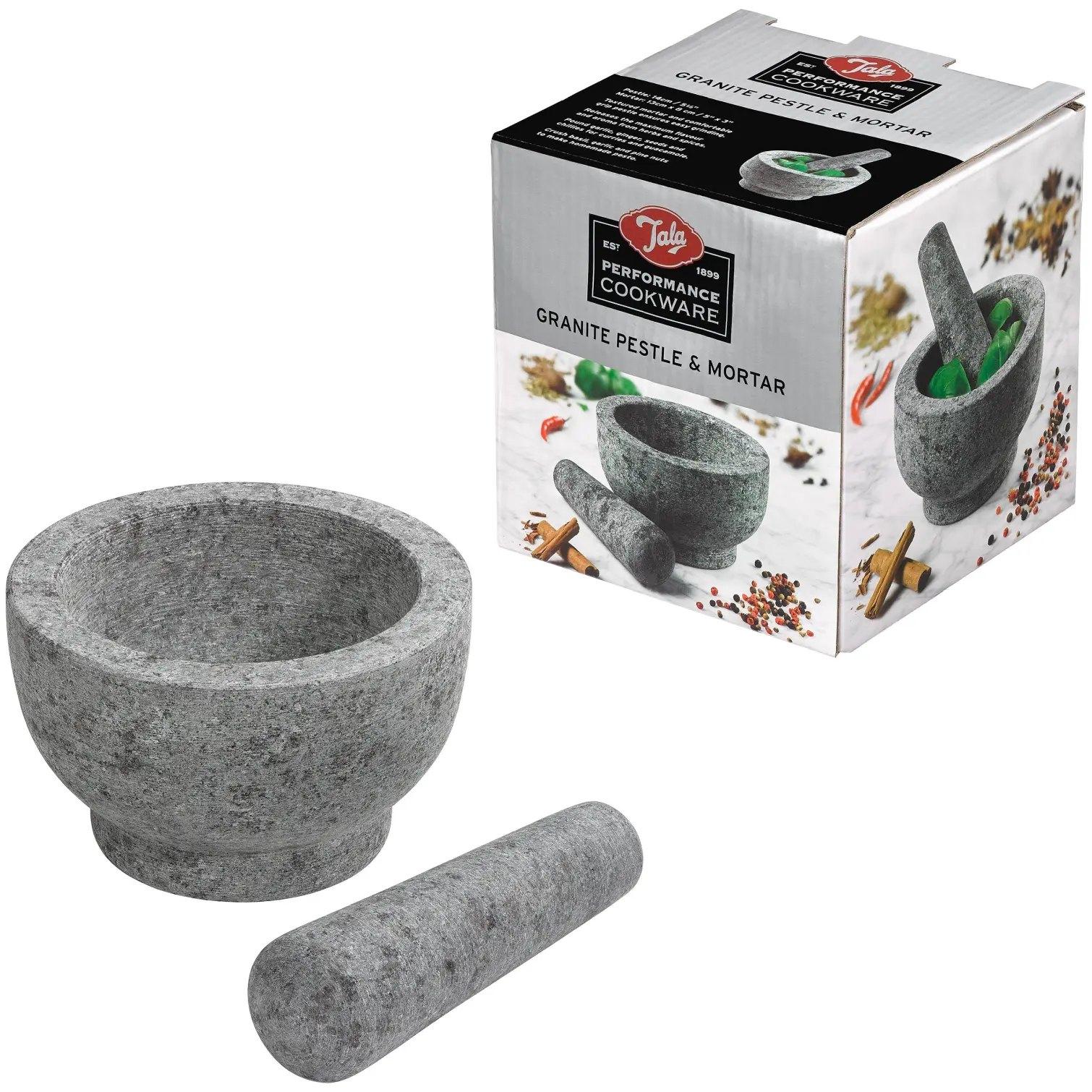 Tala Granite Pestle & Mortar 14cm