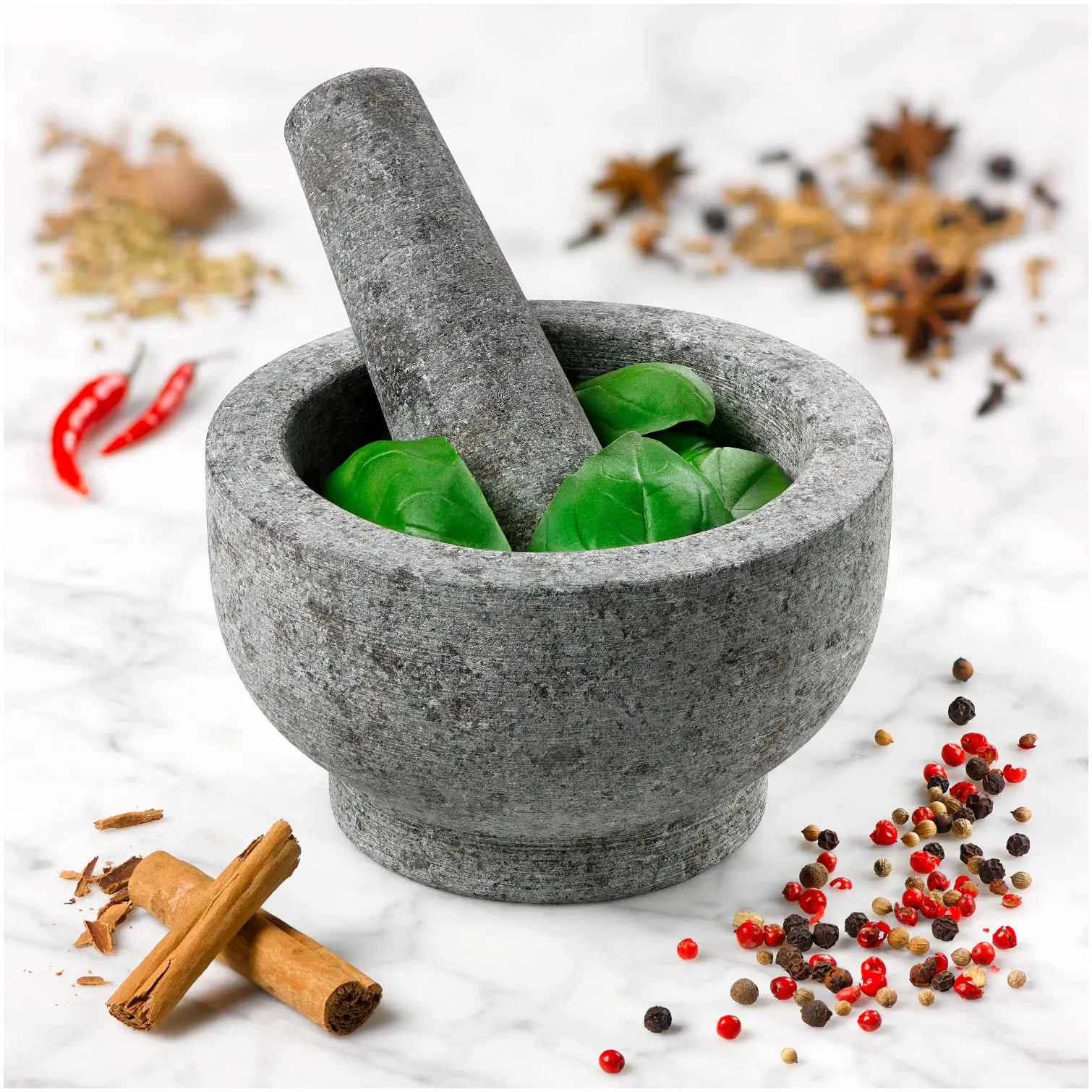 Tala Granite Pestle & Mortar 14cm