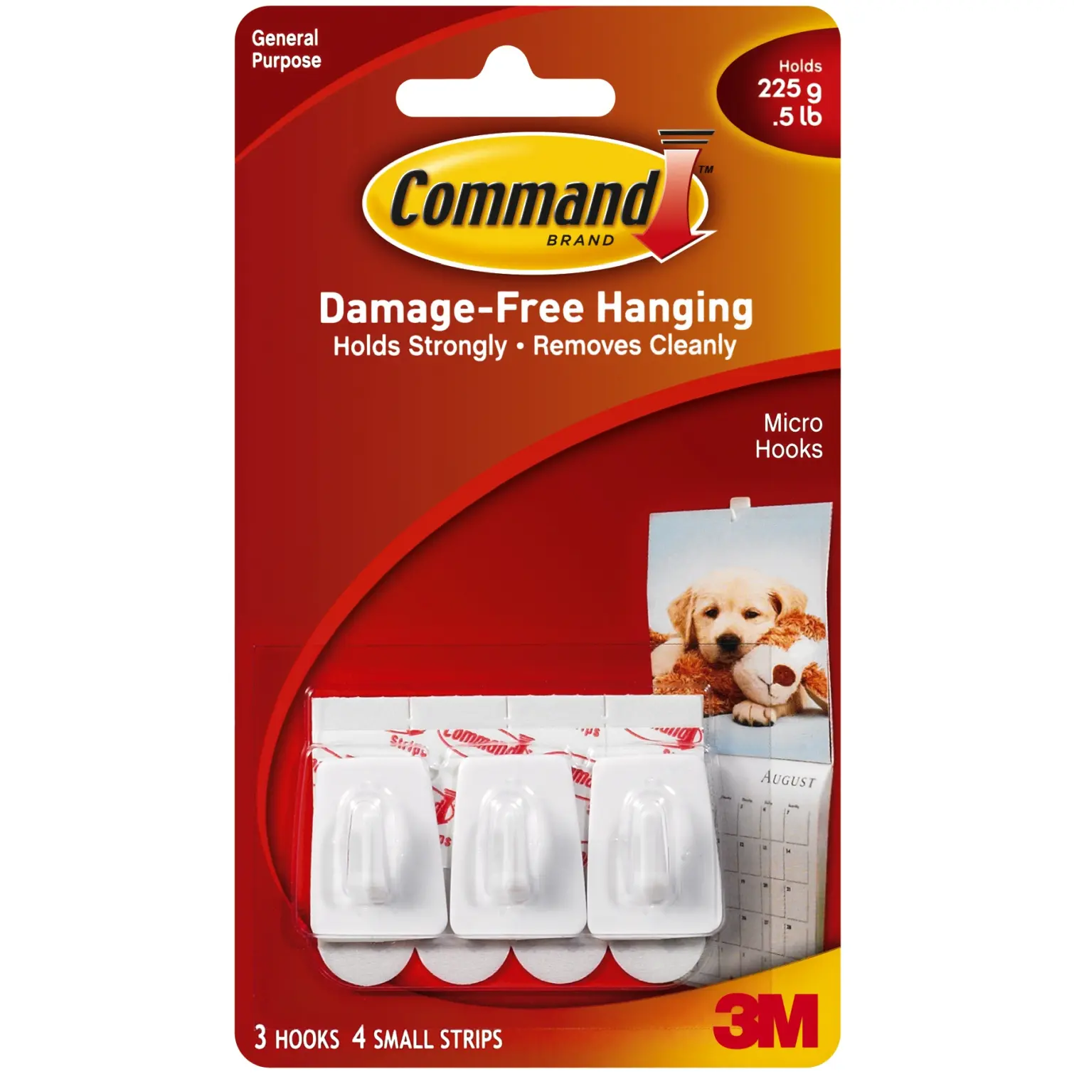 Command Micro Hooks Set of 3