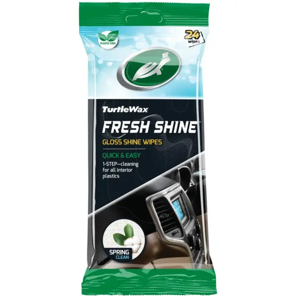 Turtle Wax Dashboard Gloss Wipes Pack of 24