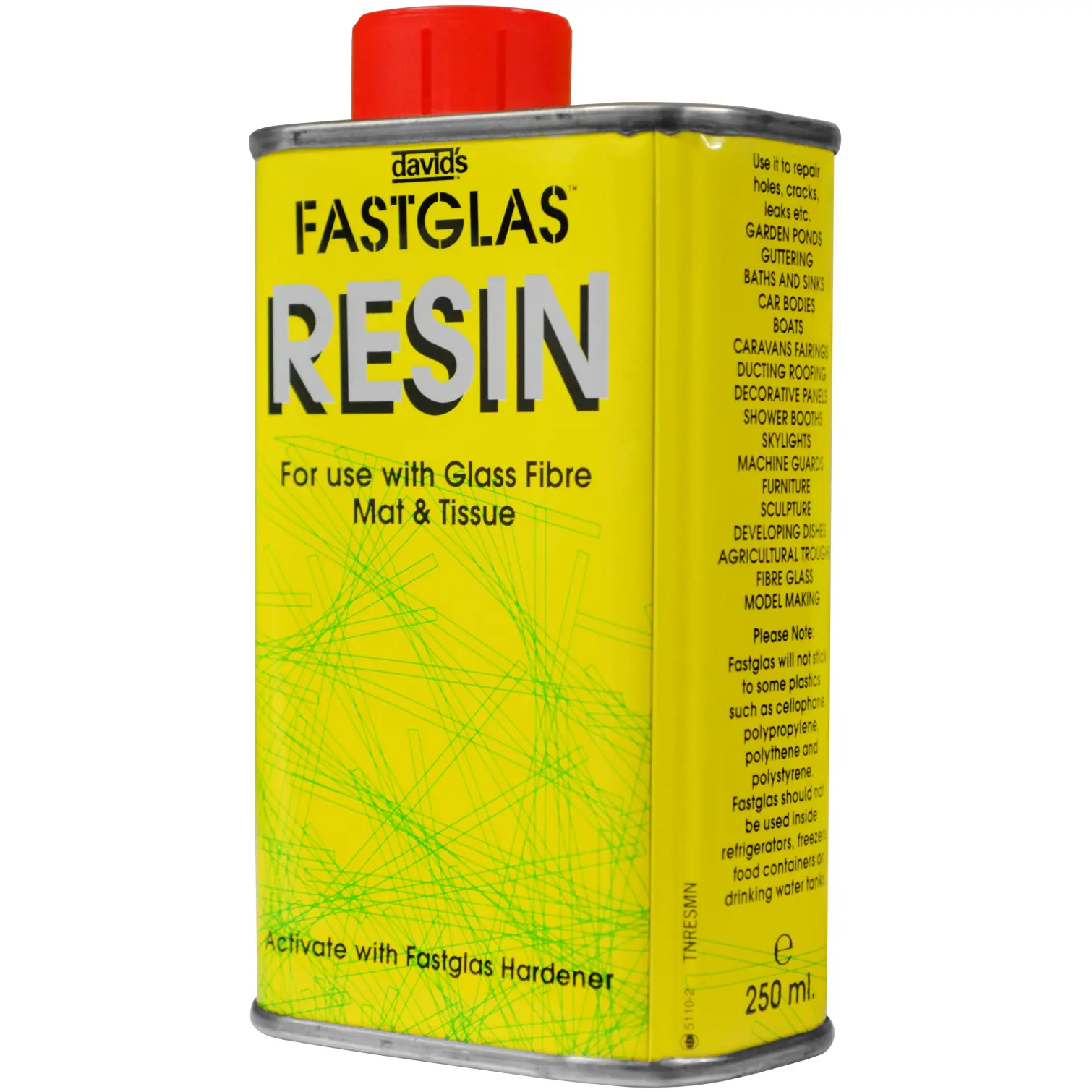 David's 250ml Glassfibre Resin