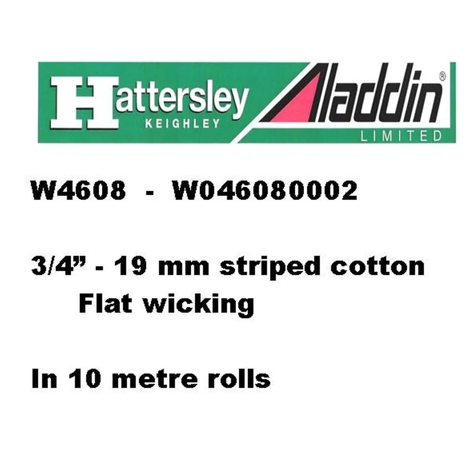 Valor 3/4" Flat Wick 30cm