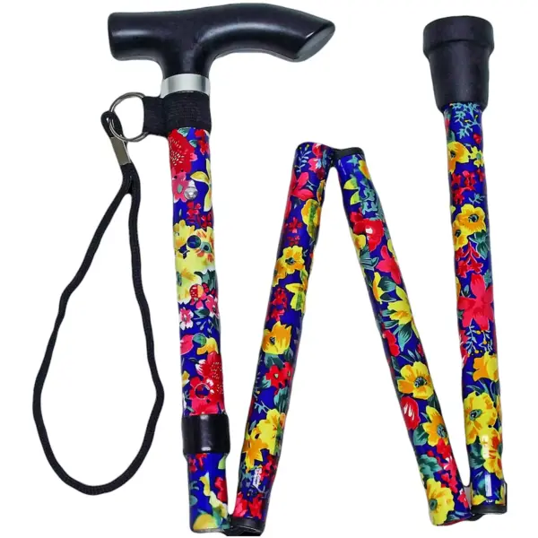 VSG0007 Life Walking Stick Floral Folding