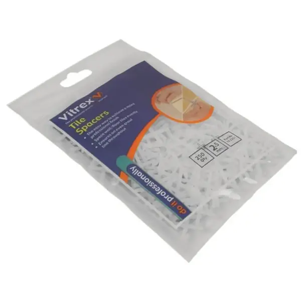 VTX0025 Vitrex 2.5mm Tile Spacers pk250