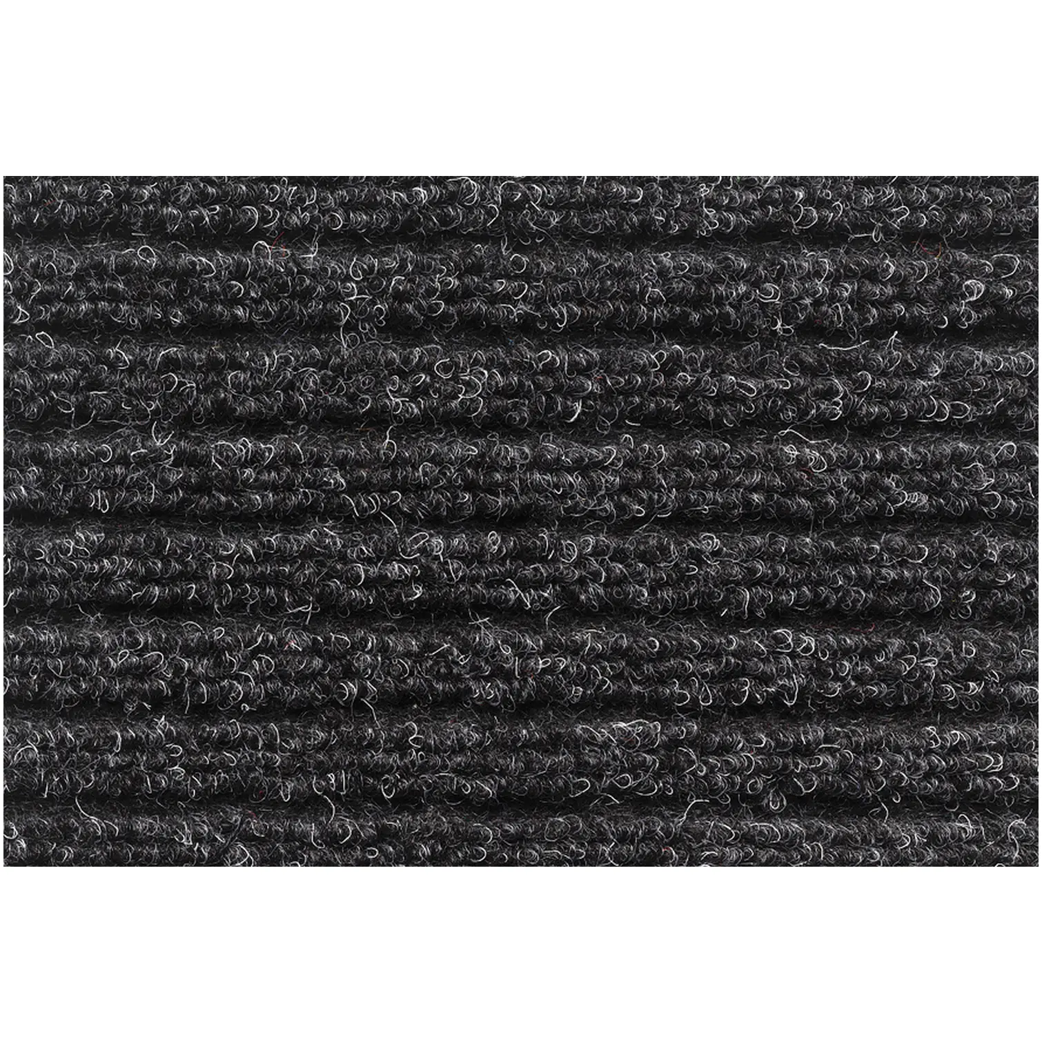 Likewise Anthracite Fairisle Ribbed Door Mat 60 x 40cm