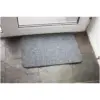 Likewise Grey Fairisle Ribbed Door Mat 60 x 40cm