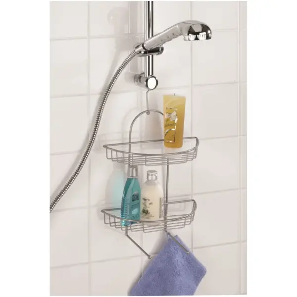 Wenko Chrome 2 Tier Shower Caddy