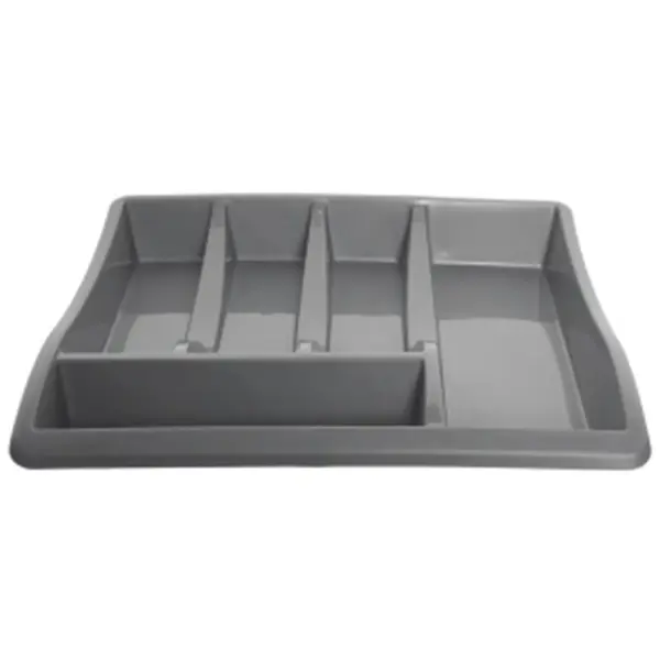 Whitefurze Silver Drawer Organiser 39.5x38x5cm