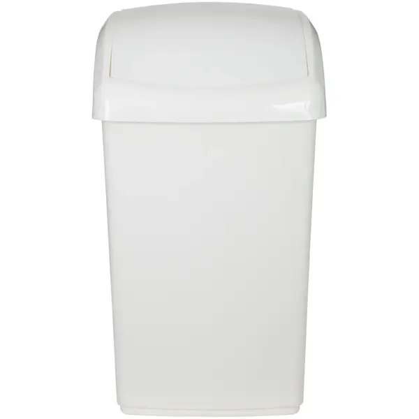 Whitefurze Cream Swing Bin 30Ltr 40x30x26cm
