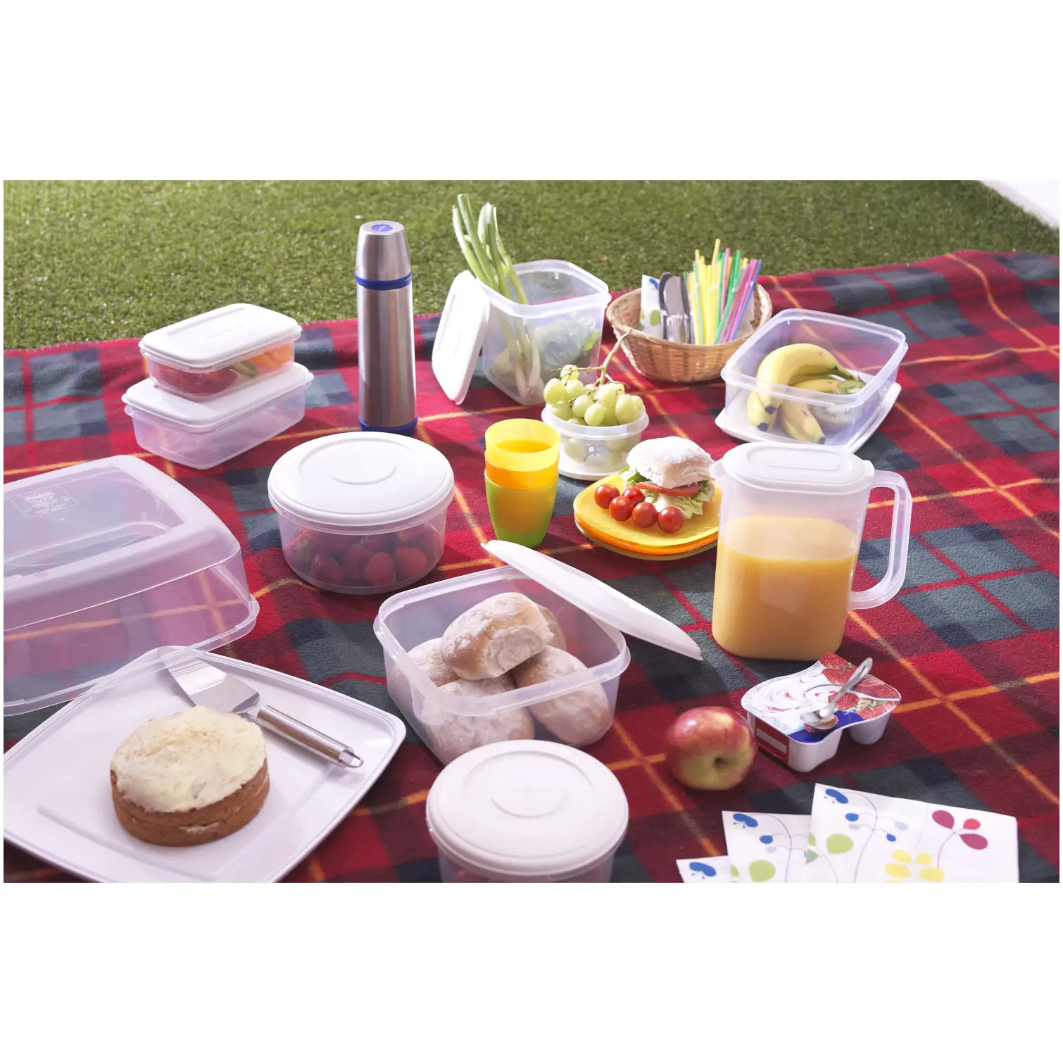Whitefurze 125ml Food Storage Box 6.5x6cm