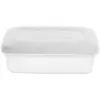 Whitefurze Rectangular Food Storage Box 0.8Ltr 18x12x5.5cm