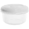 Whitefurze Round Food Storage Box 0.25Ltr 10x6cm