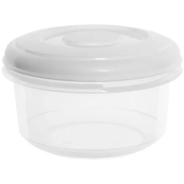 Whitefurze Round Food Storage Box 0.25Ltr 10x6cm