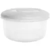 Whitefurze Round Food Storage Box 0.5Ltr 13x7cm