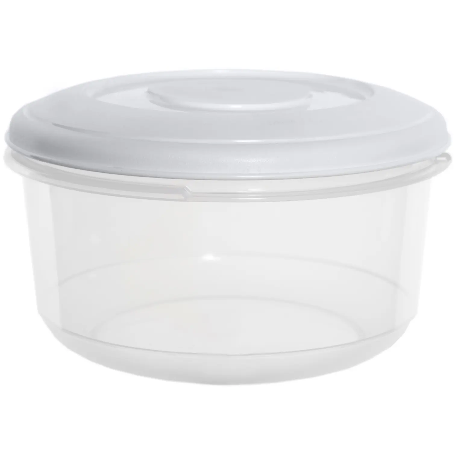 Whitefurze Round Food Storage Box 1Ltr 49.5x36cm