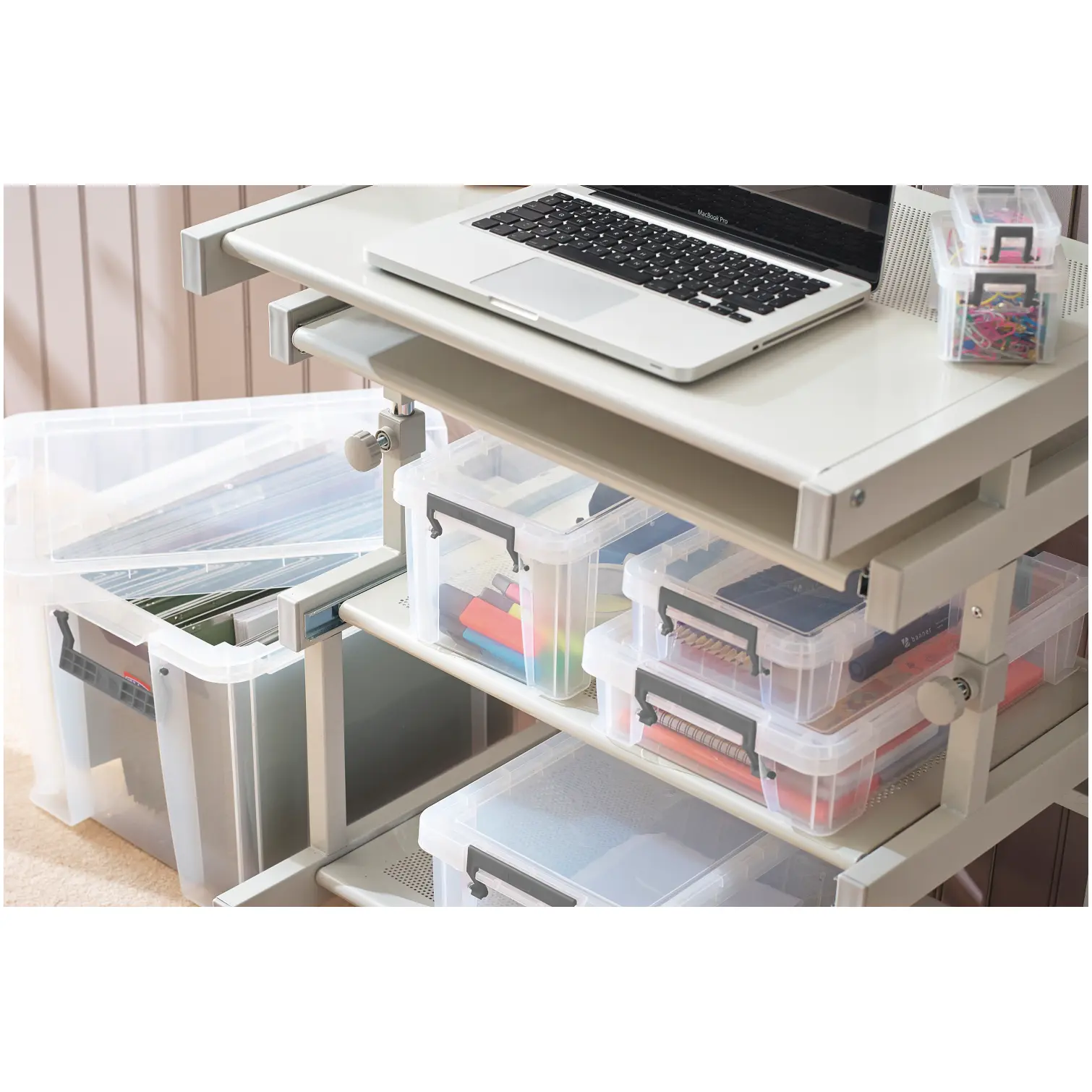 Whitefurze Box With Lid 23x11x8cm