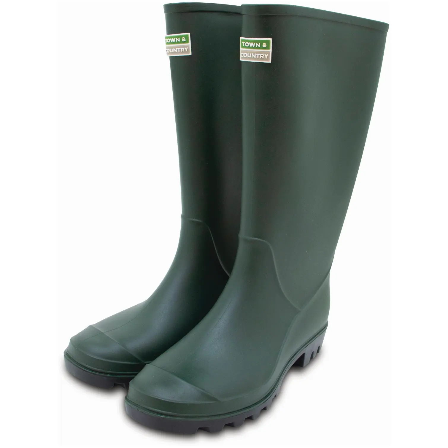 Town & Country Traditional Full Length Wellington Green Size 7