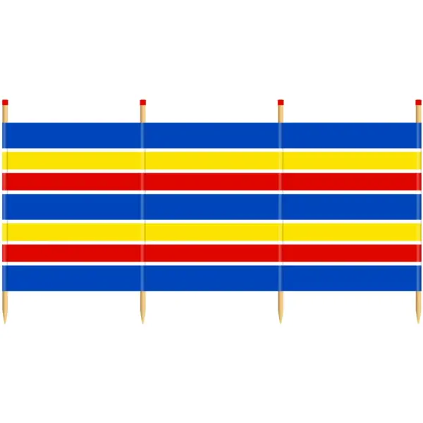 4 Pole Traditional Windbreak