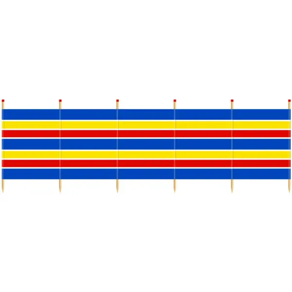 Bestway 6 Pole Traditional Windbreak
