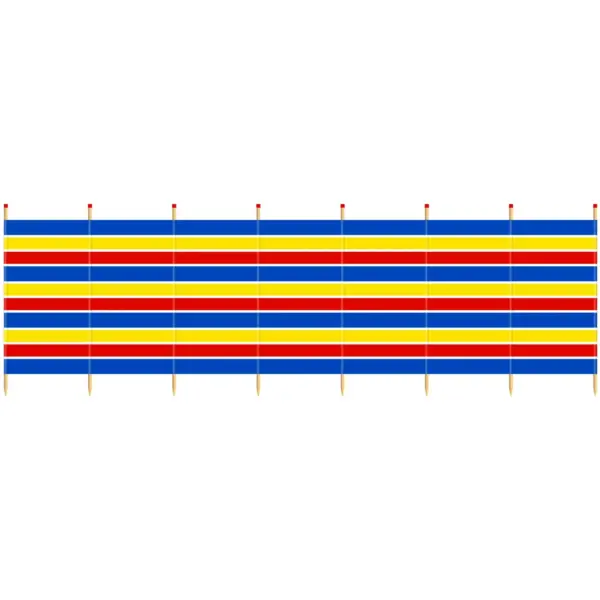 8 Pole Traditional Windbreak