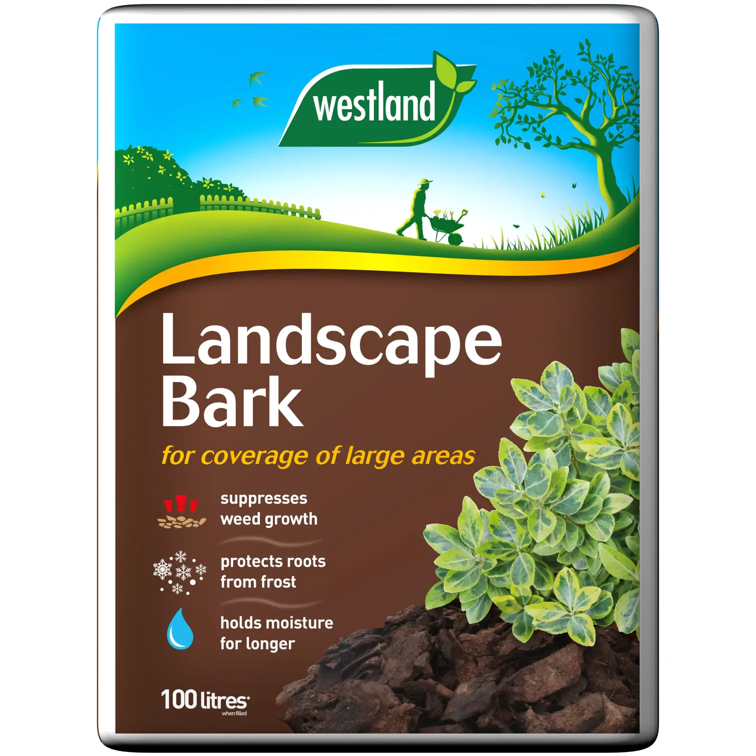 Westland Landscape Bark Chips 100 Litres