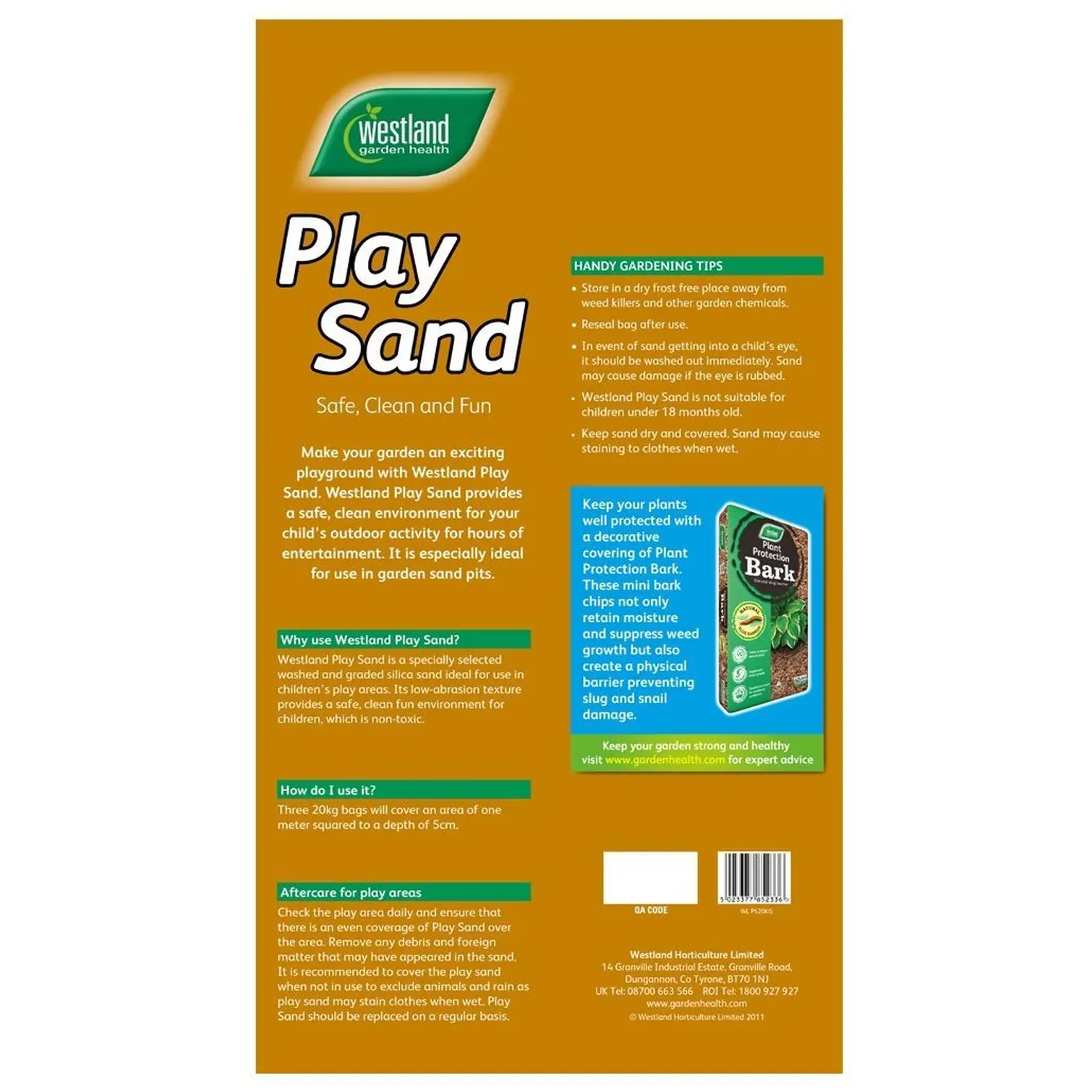 Westland Play Sand 20kg