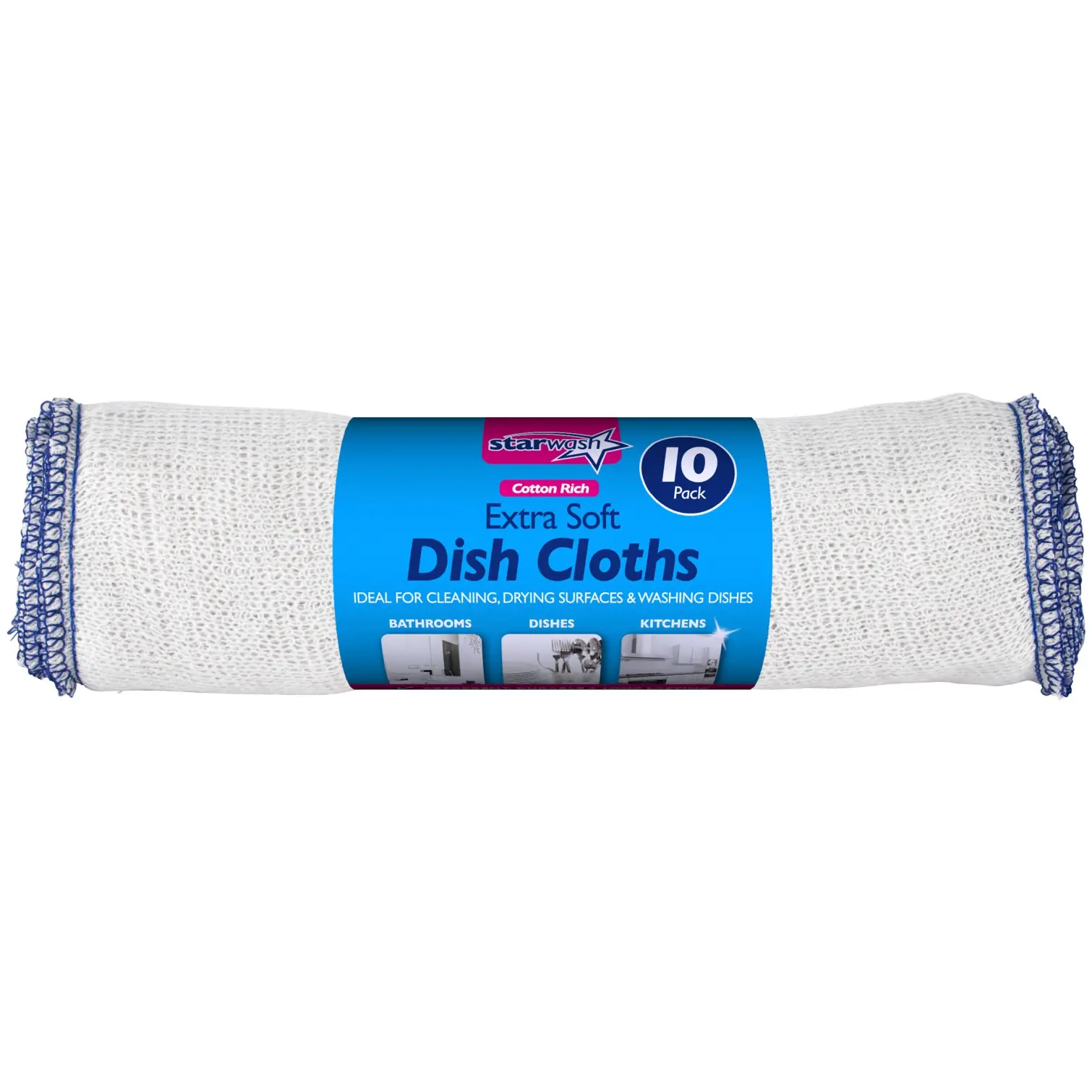 Starwash Luxury Extra Soft Dish Cloths 10 Pack
