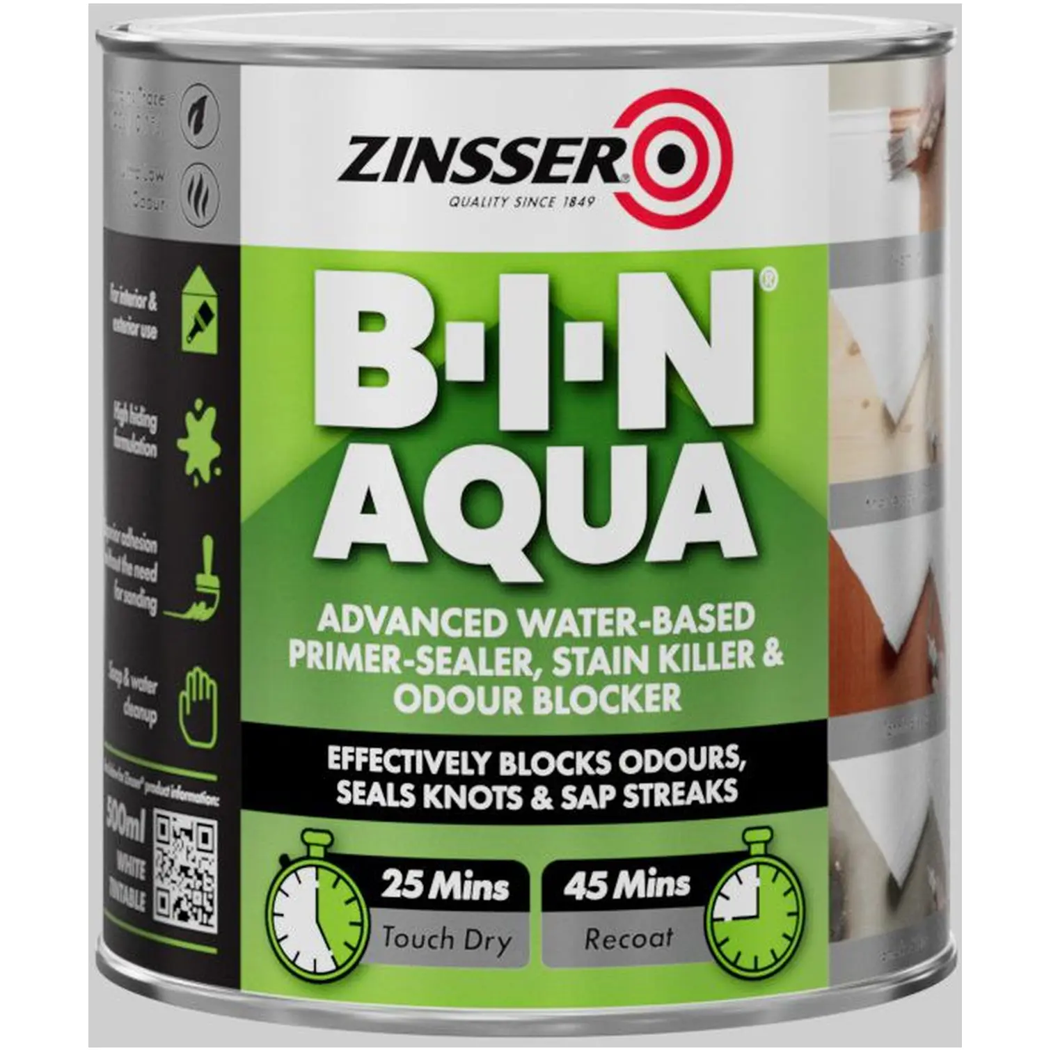 Zinsser B-I-N Aqua White 500ml