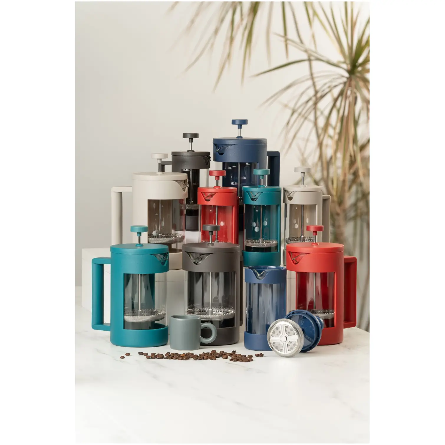 Siip 6 Cup Cafetiere Navy