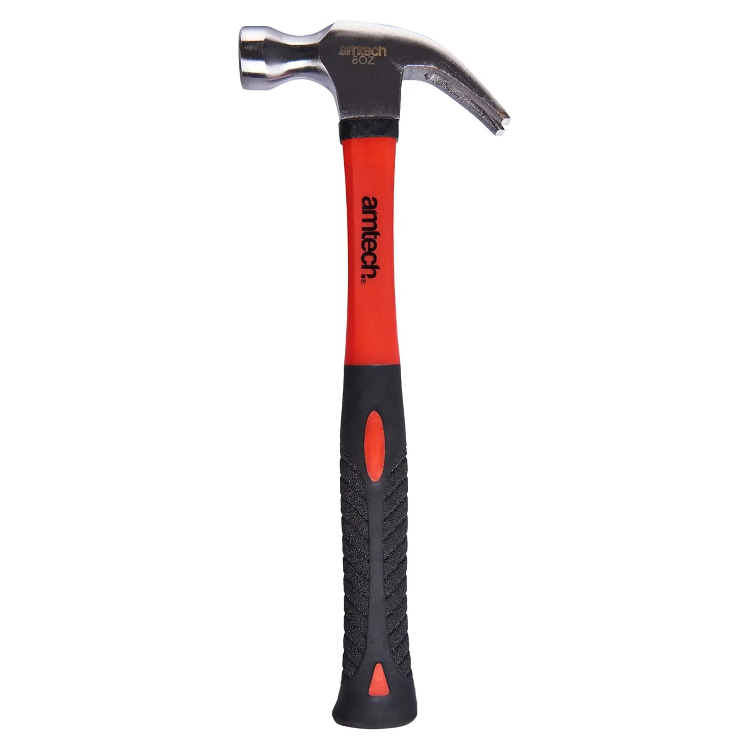 Am-Tech 8oz Claw Hammer Fibreglass Shaft