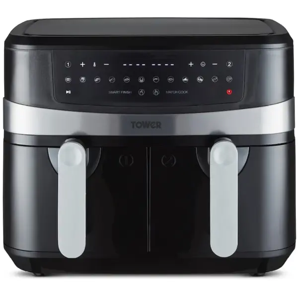 Tower T17088 Vortx Dual Basket Air Fryer 9 Litre Capacity