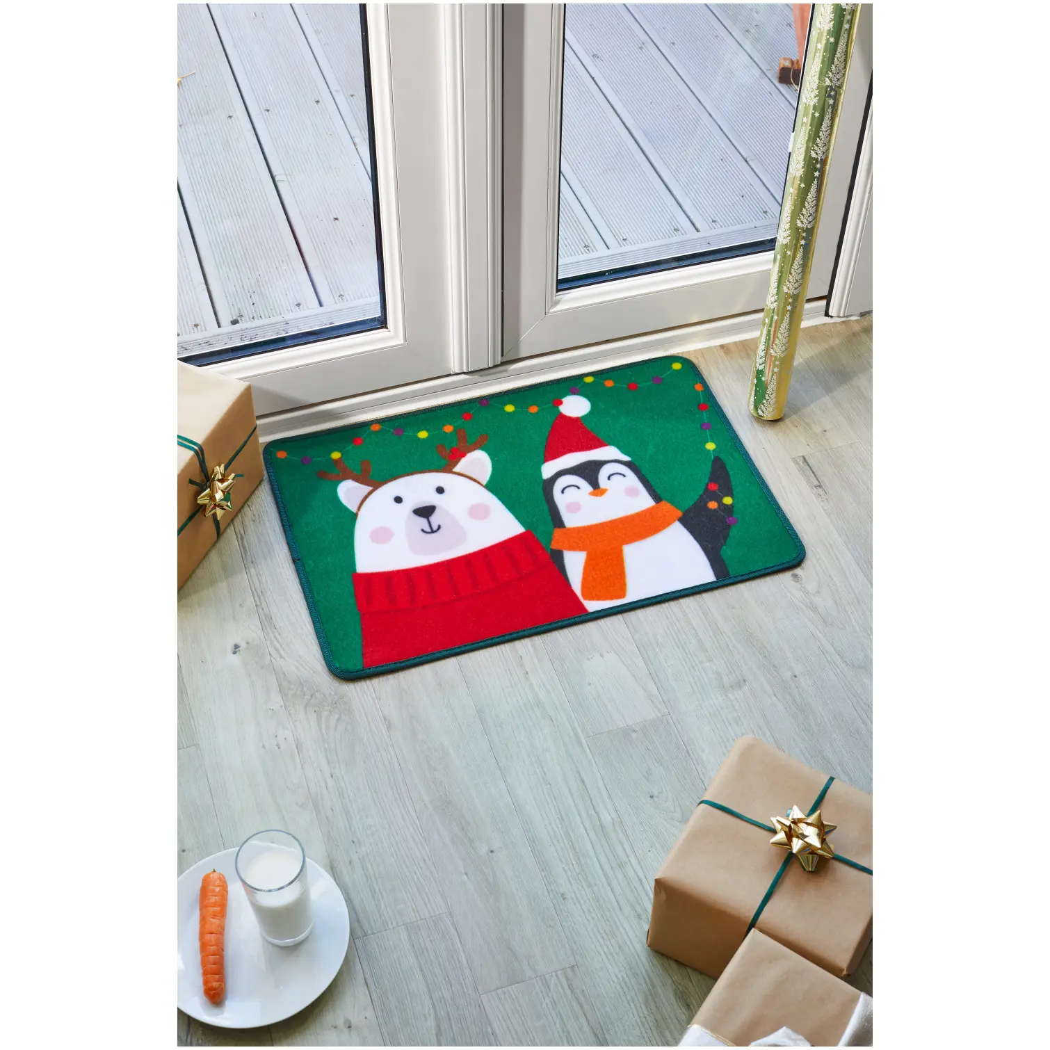 Polar Pals Christmas Doormat 40x60cm