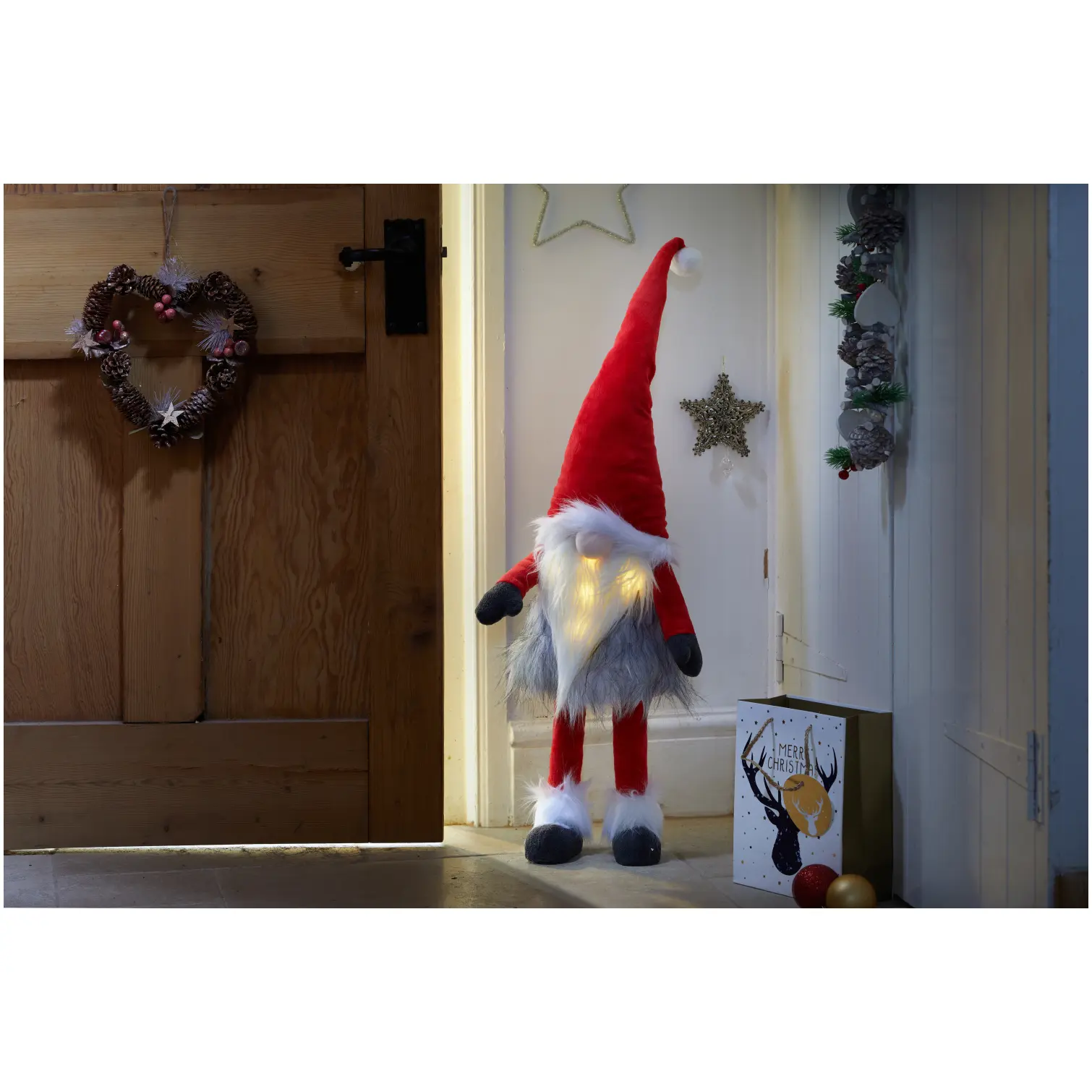 Three Kings Bobbly Glo-Bert Gnome 90cm
