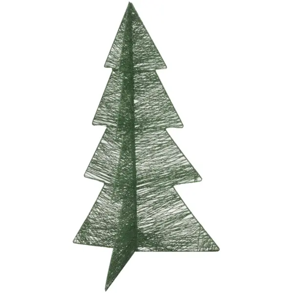 Three Kings Green Tree Sparkle 75x48cm