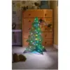 Three Kings Green Tree Sparkle 75x48cm