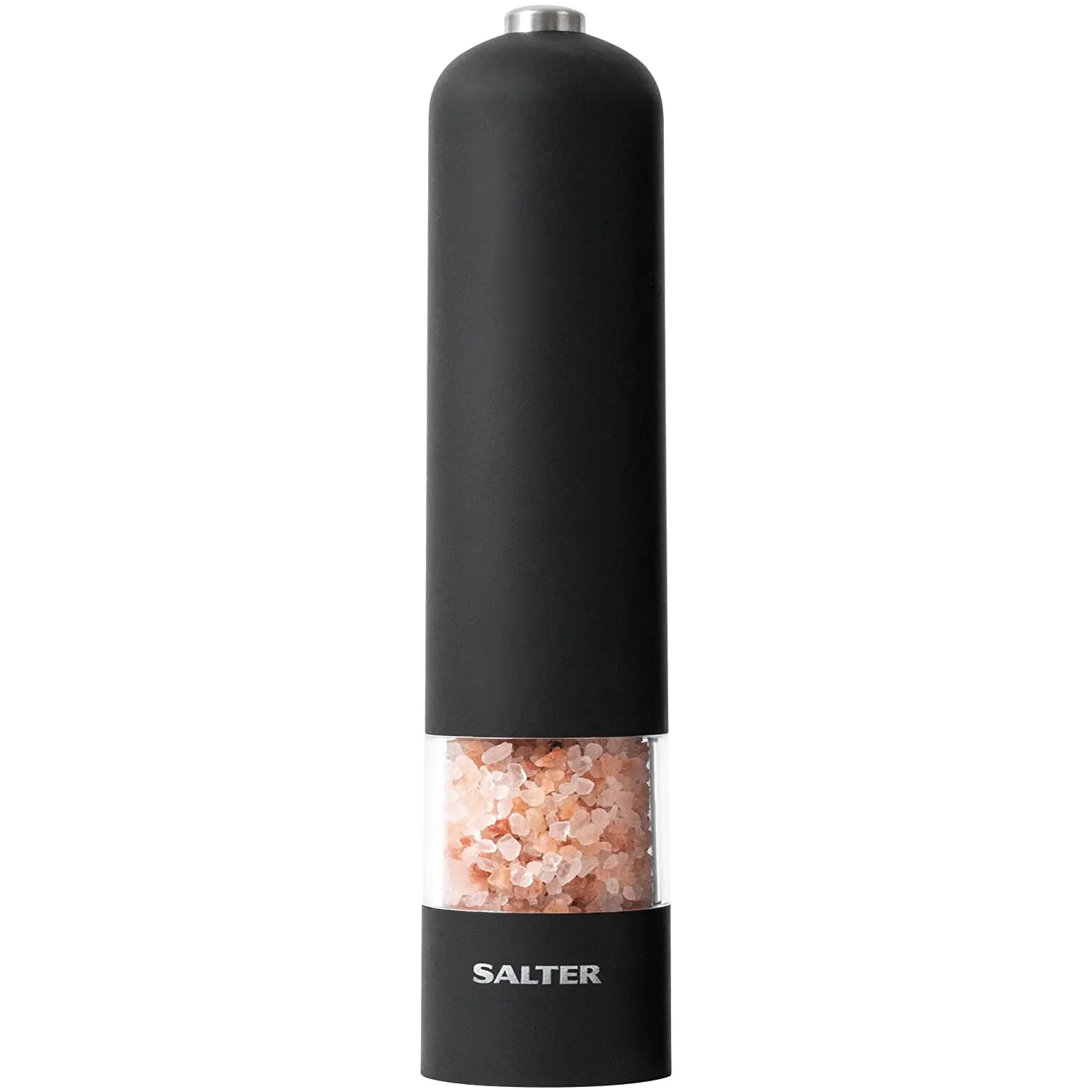 Salter Matt Black Electric Mill Set