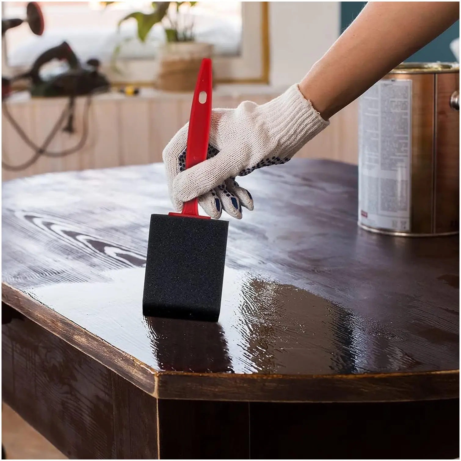 Dekton 10 Piece Foam Paint Brush Set