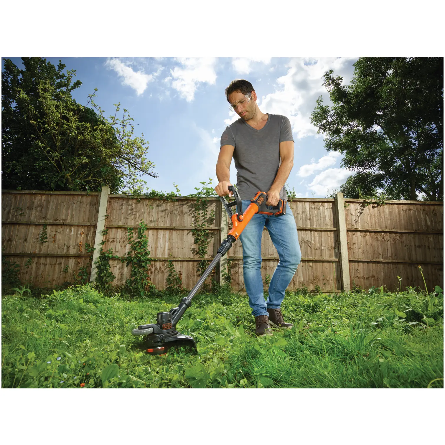 Black+Decker Trim & Edge Reflex Strimmer 18v 28cm