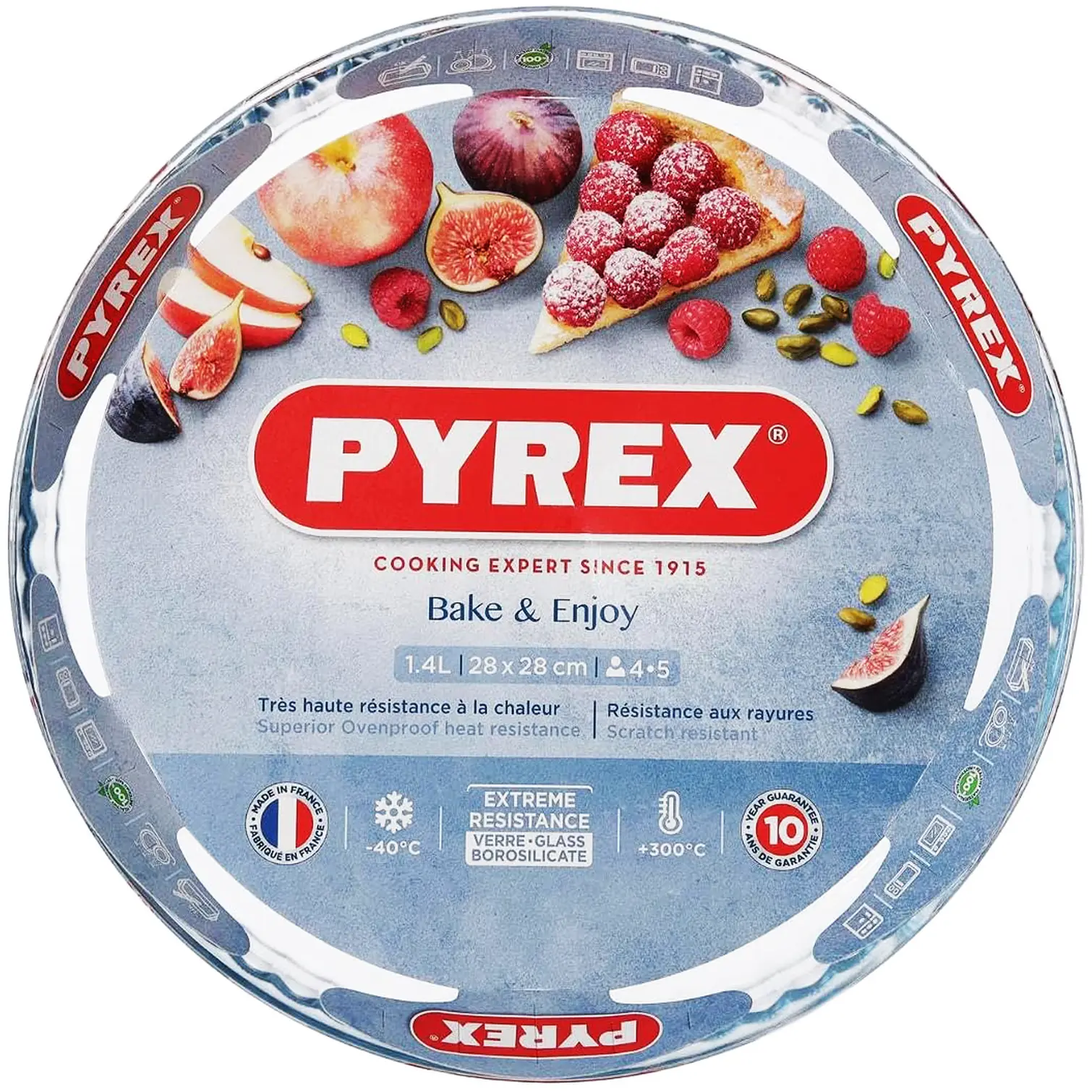 COR0210 Pyrex Flan Dish 28cm
