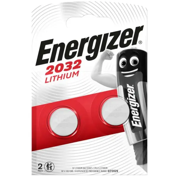 DUR0093 Energizer Coin Cell CR2025 Battery Card of 2