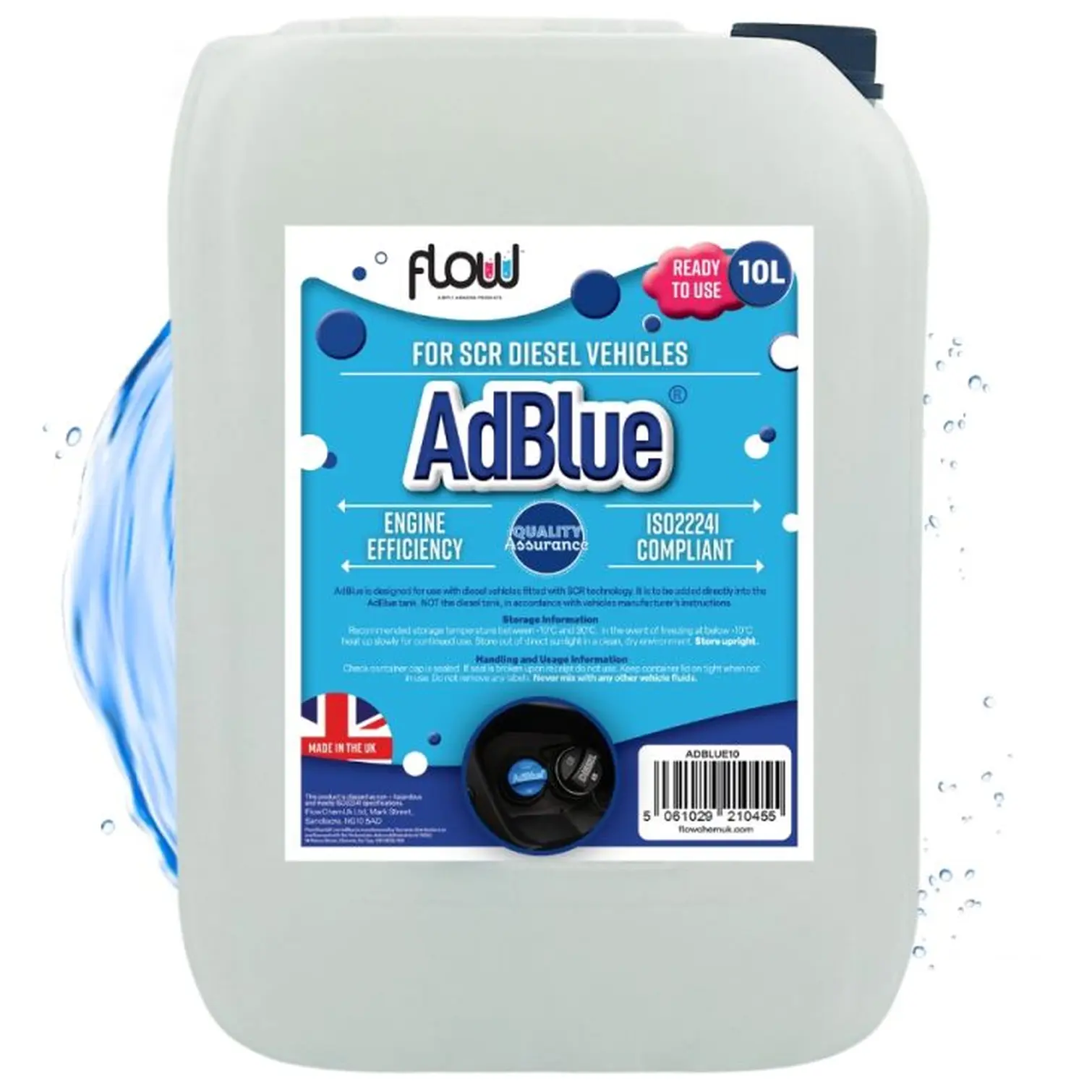 Flow AdBlue 10ltr With Nozzle