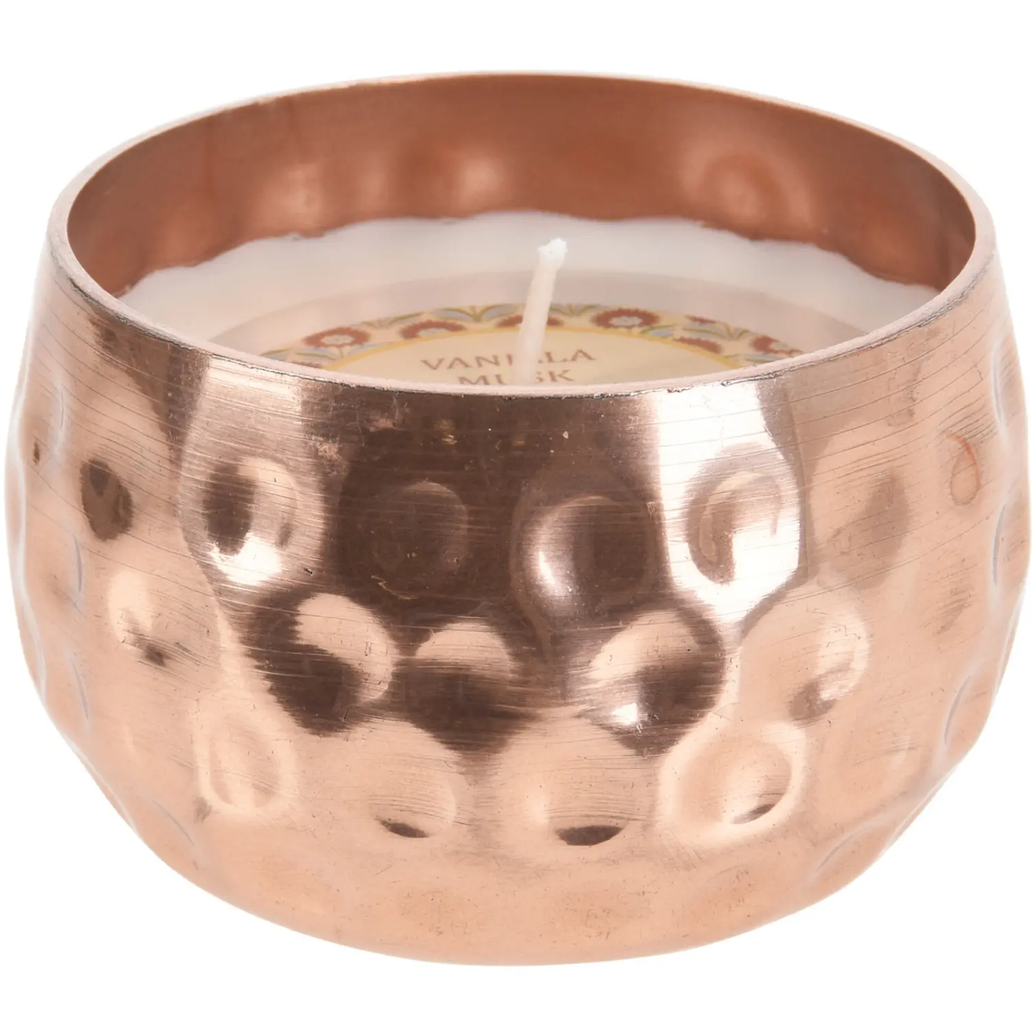 Candle in Tin Pot 7.4 x 4.9cm