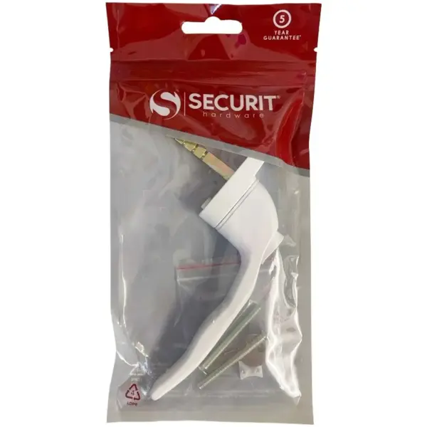 MPS0416 Securit uPVC Window Handle White