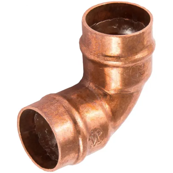 Securplumb 15mm COPPER Solder Elbow pk2