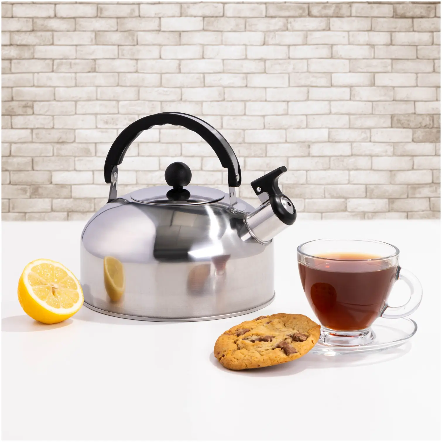Supreme Whistling Kettle Stainless Steel 2 Litre Capacity